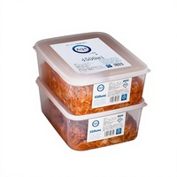 Conteneur japonais en PVC antibactérien hermétique de qualité alimentaire pour le stockage au réfrigérateur des légumes fermentés (Kimchi)