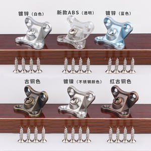 Soportes de Ángulo de Mariposa Desmontables de Aleación de Zinc, Conectores de Fijación para Armario de Ángulo Recto Reforzados y Soportes para Estantes - Product Image 2