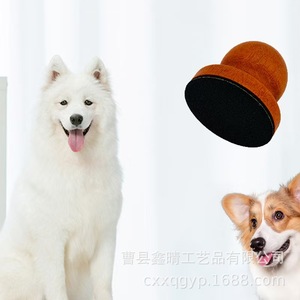 Grattoir à ongles en bois pour chien, lime à ongles en bois massif pour chat, planche à ongles ronde portable pour chat - Product Image 1