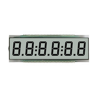 Penjualan pabrik 7-digit segmen kode dispenser bahan bakar kontrol suhu lebar layar LCD dengan lampu latar putih