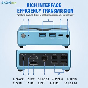 <span class=keywords><strong>Mini</strong></span> PC NUC Intel N100 Alder Lake Quad Core Dual HD DP pour le jeu et les entreprises – Vente en gros Sharerdp Factory - Product Image 3