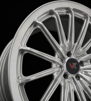 Jantes forgées monobloc VeroX, finition argent brossé, 18-24 pouces, 5x100 5x112 5x114.3 5x120, nouveau design concave pour Mercedes Audi JDM