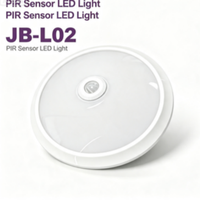 Lampe à détecteur de mouvement PIR LED 12W 360 degrés 6m 110-240VAC avec batterie de secours 3H pour couloir et escalier intérieur