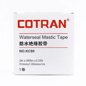 Cinta de Masilla de Goma de Butilo de Doble Cara HUIYING KC80 Cotran Waterseal de Alta Tensión 1kV, 3m, 51mm de Ancho, Negra - Product Image 6