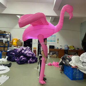Costume de <span class=keywords><strong>flamant</strong></span> de marche <span class=keywords><strong>gonflable</strong></span> à LED pour le carnaval - Product Image 1