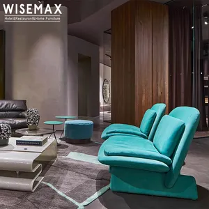 WISEMAX FURNITURE New arrival living room modern luxury accent chairs upholstered lounge chair for home hotel cafe shop