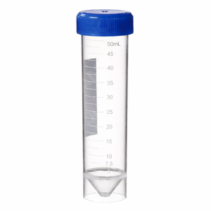 Tubo de Centrífuga de 50 ml, Plástico Transparente, No Estéril, Desechable, para Uso en Laboratorio - Product Image 1