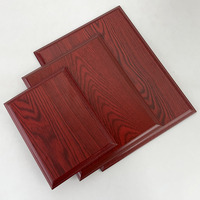 Plaque en bois rouge personnalisée Certificat Design personnalisé Plaque en bois Récompenses Prix en bois vierge Trophée Plaque MH-N171