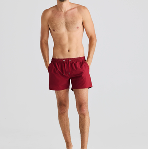 Vente en gros OEM, logo personnalisé, Econyl, séchage rapide, taille élastique, cordon de serrage, poche latérale, maillots de bain pour hommes, vêtements de plage - Product Image 2