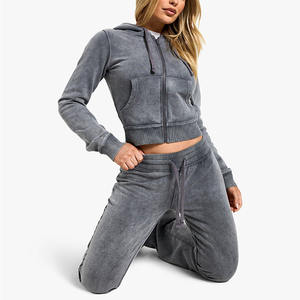 Ensemble de <span class=keywords><strong>jogging</strong></span> personnalisé pour femmes, lavage à l'acide, ensemble de <span class=keywords><strong>jogging</strong></span> de haute qualité, ensemble de <span class=keywords><strong>jogging</strong></span> pour femmes, ensemble de pantalons pour femmes - Product Image 5