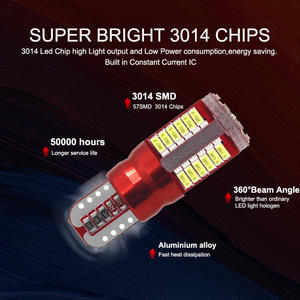 หลอดไฟ LED อเนกประสงค์3W 12V W5W T10 CANbus 194 168สีขาว6500K หลอดไฟ LED สำรองข้อมูลย้อนหลังกันน้ำได้ IP67 - Product Image 3