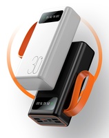 Batterie solaire portable 30000mAh à charge rapide 15W, très vendue