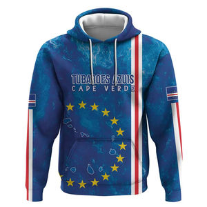 Sudadera con Capucha Tubaroes Azuis Cape <span class=keywords><strong>Verde</strong></span> para Hombre y Mujer - Ropa Urbana Unisex, Diseño con Mapa <span class=keywords><strong>de</strong></span> <span class=keywords><strong>la</strong></span> <span class=keywords><strong>Isla</strong></span> y Texto, Prenda Informal para Otoño e Invierno - Product Image 1