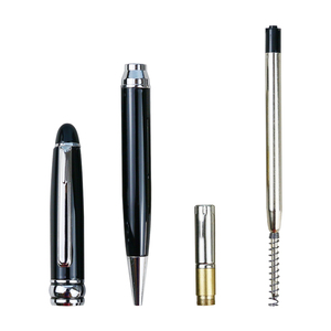 Bolígrafo de Punta Redonda Delgada con Giro Cruzado, Venta Caliente 2025, Metal Dorado/Plateado/Blanco, Logotipo Personalizado, Ancho de Escritura de 0.7 mm, Tinta Azul, Promocional - Product Image 6