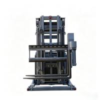 Chariot élévateur à fourche étroit MOVMES VNA 1,5t avec batterie lithium-ion 48V, déplaceur latéral hydraulique, portée 3 directions, levée 12m, pour petits travaux