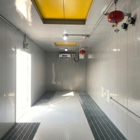 Lemari Penyimpanan Limbah Berbahaya SCEELAB Metal Contemporary Walk-in untuk Penggunaan di Rumah Sakit, Sekolah, Pabrik Farmasi, dan Laboratorium
