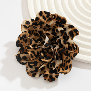 אופנה בד בד בד סרט בד נמר גדול הדפס בגד גוף עבור נשים אלגנטיות גברת אלגנטיות ללבוש בגדי תכשיטים אחרים - Product Image 5