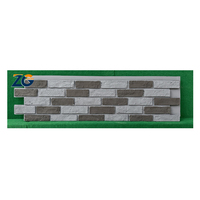 ZGSTONE 3D Design Stone Look Panneau Mural Noir Pierre Artificielle Intérieur Et Extérieur Pu Décor À La Maison Panneau Mural En Pierre