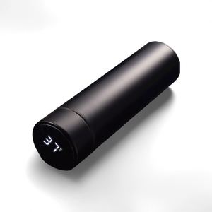 Custom Stainless Steel Vacuum Leakproof Tumbler <b>Temperature</b> Control Smart Water Bottle with LED Lid Leakproof Thermal Flask - Product Image 3