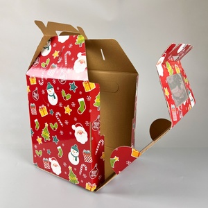 กล่องเค้กซันไชน์ กล่องบรรจุภัณฑ์เบเกอรี่มีหน้าต่าง ขายส่งจากจีน กล่องกระดาษแข็งสำหรับงานแต่งงานและอาหาร - Product Image 4