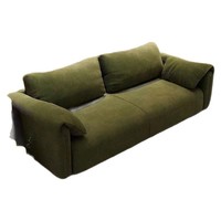 Canapé en tissu et bois massif pour salon, appartement, ensemble complet, style simple et moderne, canapé paresseux, une ou deux places