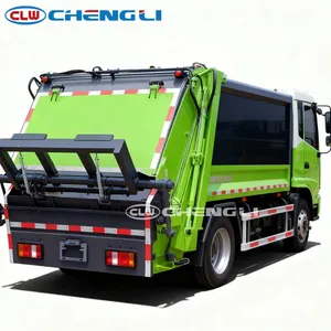 Camión de Basura HOWO de 5.8cbm con Compactador Trasero 4X2 y Control Remoto Inalámbrico - Product Image 3