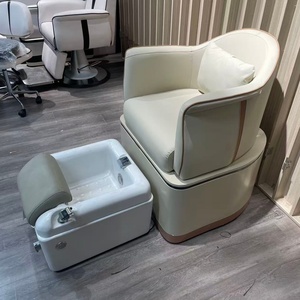 <span class=keywords><strong>Fauteuil</strong></span> de manucure et pédicure haut de gamme avec bain de pieds, électrique et inclinable, pour extensions de cils, avec massage du dos - Product Image 6