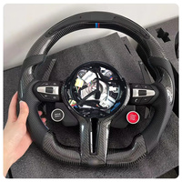 Volant en fibre de carbone avec LED pour BMW M2 M3 M4 M5 M6 X5M X6M F10 F11 F07 F18 F90 F12 F06 F13 F01 F02 F03 F91 X1 X2 X3 X4 X5 X6