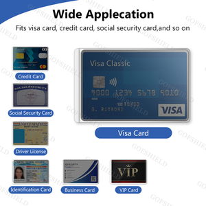 Tùy chỉnh kích thước chống nhìn trộm Pet phim ID THẺ HỘ CHIẾU ngân hàng thẻ tín dụng thẻ bảo vệ sự riêng tư tấm An toàn bí mật Bìa 6h - Product Image 5
