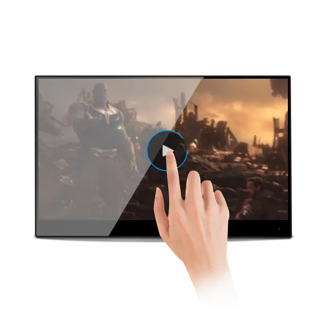 144hz 2k touch laptop HD game monitor connect keyboard 4mm touch screen monitor