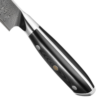 Couteau de chef japonais professionnel de haute qualité, lame en acier inoxydable Damas à 67 couches, manches G10, différents styles disponibles