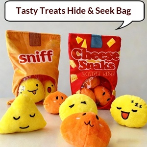 ของเล่นสุนัขแบบใหม่ ดีไซน์ฮัมบูร์ก ของเล่นสัตว์เลี้ยงแบบมีเสียงบีบ ของเล่นตุ๊กตาผ้าสำหรับสุนัข ขายส่ง - Product Image 4