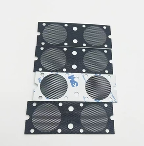 Filtres anti-poussière en plastique pour haut-parleurs, filtres anti-poussière en nylon noir personnalisés pour ordinateurs et haut-parleurs en PVC - Product Image 4