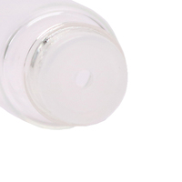 Flacons en verre transparents miniatures de 1 ml, 2 ml, 3 ml pour échantillons d'huiles essentielles avec bouchon à vis noir