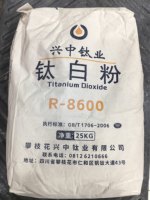 TiO2 Rutile R8600 Qualité Industrielle Pureté 94% Bonne Dispersion Excellent Pouvoir Couvrant pour Revêtements et Plastiques