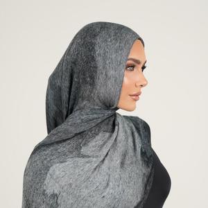 Hiyab Musulmán Transpirable para las 4 Estaciones con Estampado Personalizado, Pañuelo Modal con Logotipo Personalizado, Suave, Modesto, Duradero, Ligero y Elegante - Product Image 1