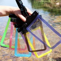Vente en gros bon marché Longe PVC sac étanche flottant plongée sous-marine natation plage étanche téléphone portable pochette transparente