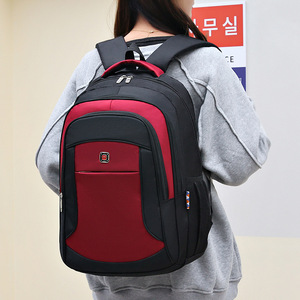Men's <b>Backpack</b> <b>Large</b> Capacity 20L Business Travel Computer Use Solid Color Black Blue Red Spring 2023 - Product Image 4