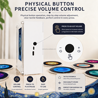 Lecteur de disques vinyle musical Michael Jackson, OEM personnalisé Bravion; album de Michael Jackson en rotation, CD, NFC, haut-parleur sous forme d’aimant pour réfrigérateur