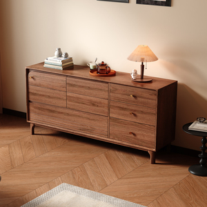 Cómoda de Alta Capacidad con 6 Cajones, Estilo Moderno Rústico, Mueble de Almacenamiento para Dormitorio con Rieles Metálicos Suaves y Certificación CE - Product Image 2