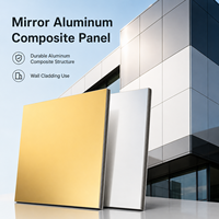 3mm Aynalı ACM Levha 1220x2440mm UV Baskı ve Reklam Tabelası için