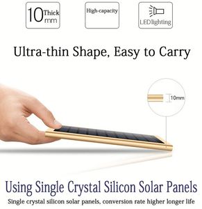Ultra Thin Solar Power Bank 20000mah 10000mah USB Solar Panel for Phones USB Portable Charger - Product Image 4