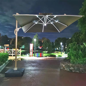 Sombrilla Moderna Personalizada para Exteriores con Luz LED, Parasol de <span class=keywords><strong>Patio</strong></span> Impermeable con Doble Toldo para Piscina y Playa - Product Image 2