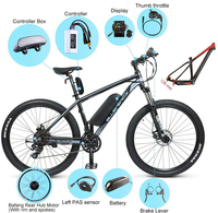 Kit de conversion professionnel pour vélo électrique 48V 1000W, kit de conversion de vélo électrique, kit moteur de vélo électrique, moteur de moyeu