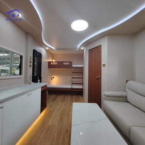 Trailer thép đương đại sẵn sàng nhiệt đới House-40FT không thấm nước với luồng không khí cho khí hậu ấm áp và các chuyến đi biển - Product Image 1