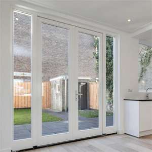 ประตูบาน<span class=keywords><strong>เลื่อน</strong></span>กระจกอลูมิเนียมอัลลอยด์กลางแจ้งทันสมัยพร้อมผิวเหล็กดีไซน์ขนาดใหญ่สำหรับการเข้าถึงมุ้งลวด - Product Image 5