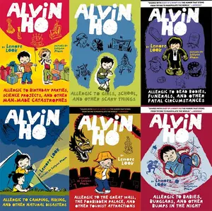 İngilizce orijinal Alvin Ho coward bir Wen 6 kitap seti gençler ders dışı okuma romanı hikaye kitabı