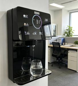 Distributeur d'eau murale moderne sans réservoir, chaud et froid, pour la maison, avec options d'installation murale ou double. - Product Image 1