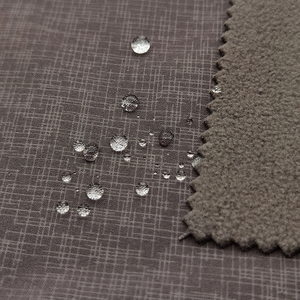 Repujado impermeable transpirable poliéster estiramiento TPU <span class=keywords><strong>polar</strong></span> 3 capas <span class=keywords><strong>tela</strong></span> <span class=keywords><strong>de</strong></span> Unión suave Shell abrigo al aire libre chaqueta <span class=keywords><strong>de</strong></span> invierno - Product Image 4