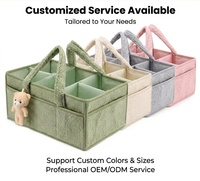 Sac fourre-tout pliable en peluche, grande capacité, avec séparateurs, pour jouets de crèche, bureau, articles divers, rangement domestique, vente en gros